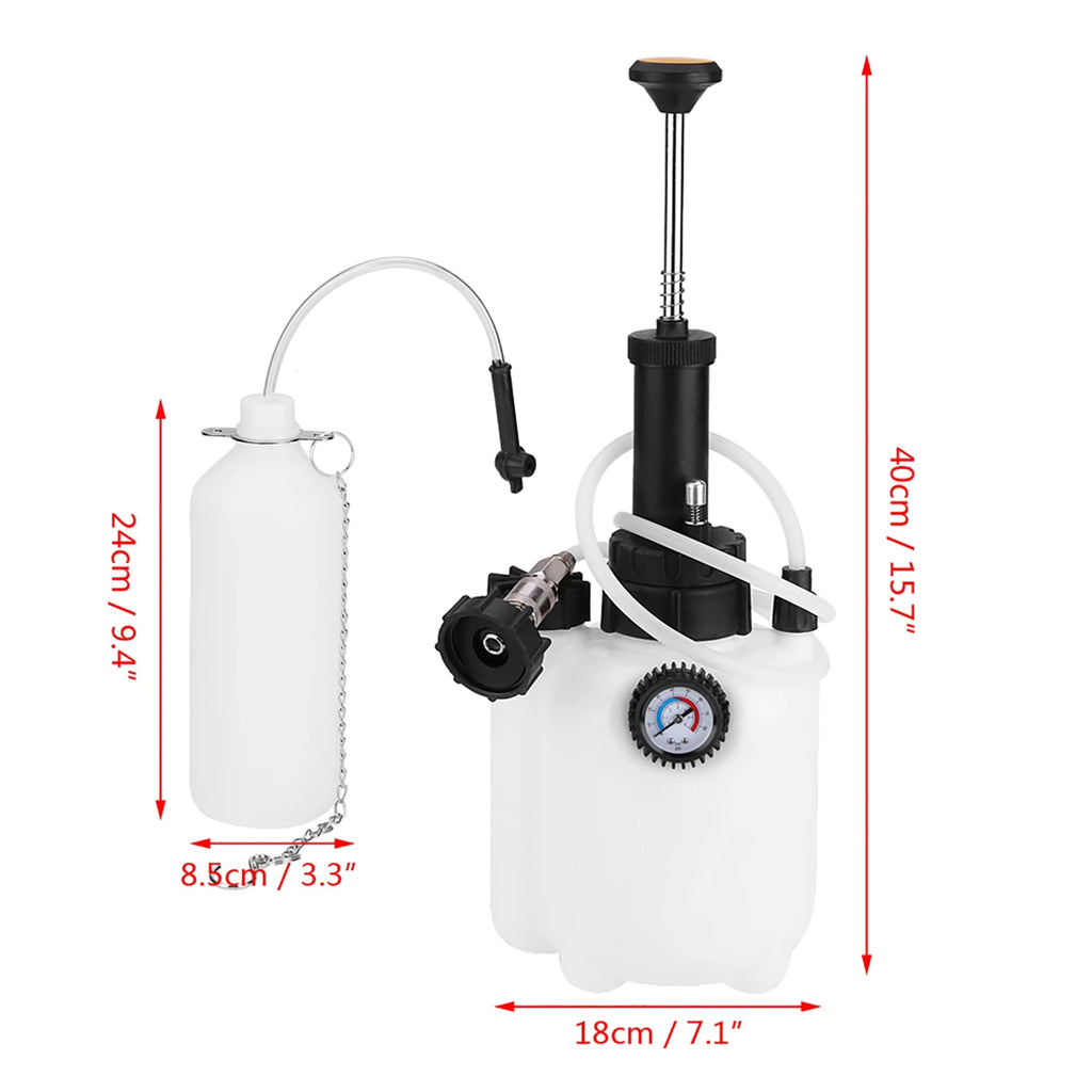 3L Manual Brake Bleeder – Fluid Oil Changer for European Car Models