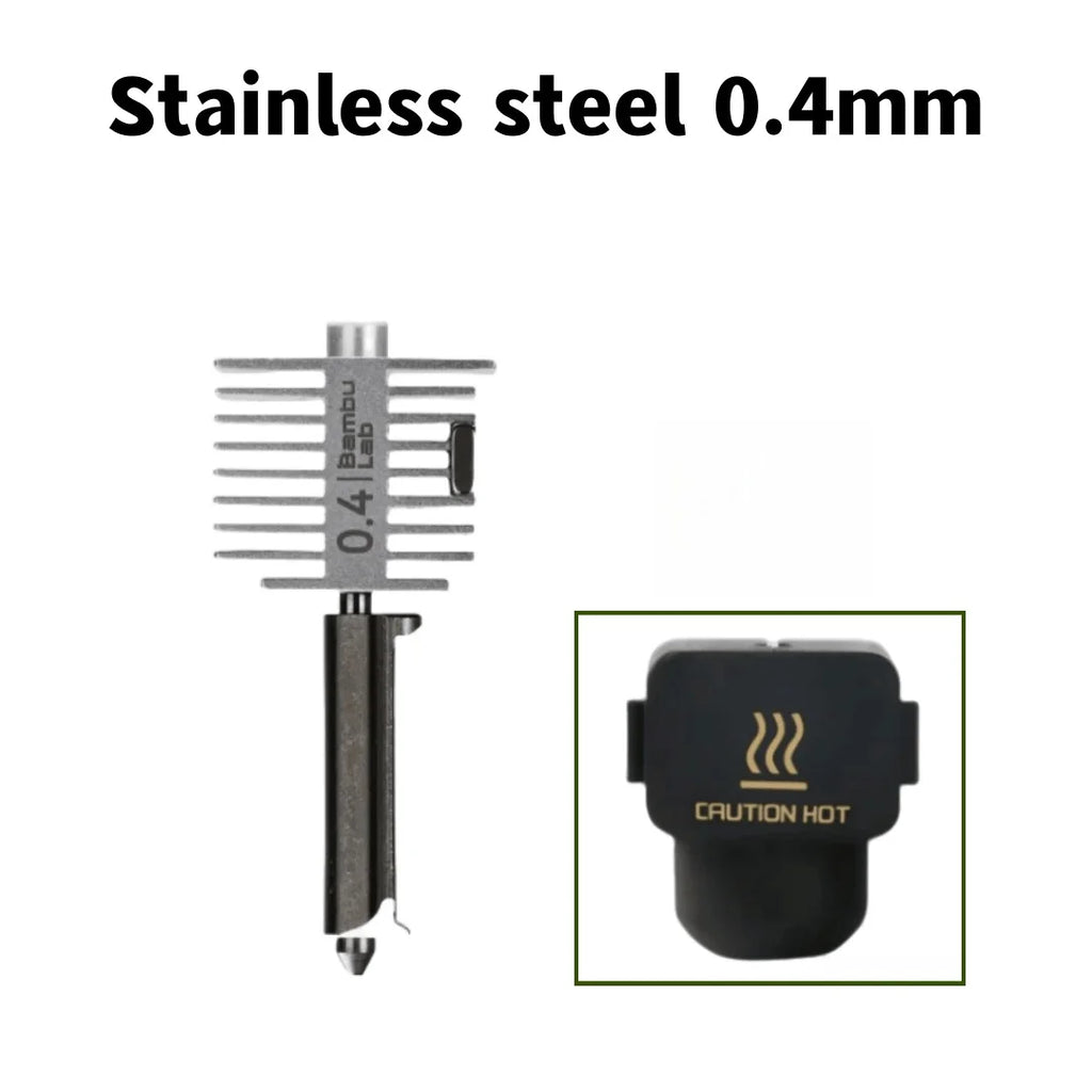 Hardened Steel Hotend Kit – High Speed 3D Printer Nozzle for Bambu Lab A1