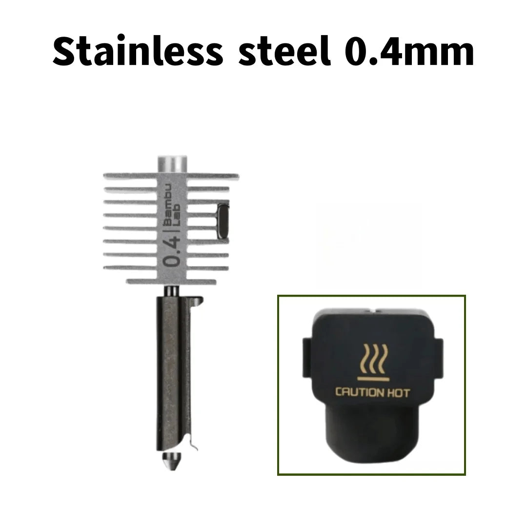 Hardened Steel Hotend Kit – High Speed 3D Printer Nozzle for Bambu Lab A1