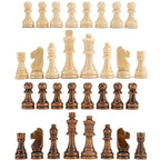Staunton Wooden Chess Pieces – 8cm King Standard Set for Tournament Play