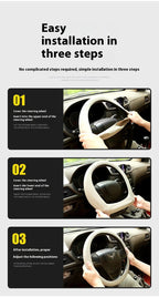 Silicone Steering Wheel Cover – Anti-slip Protective Grip for Universal Cars