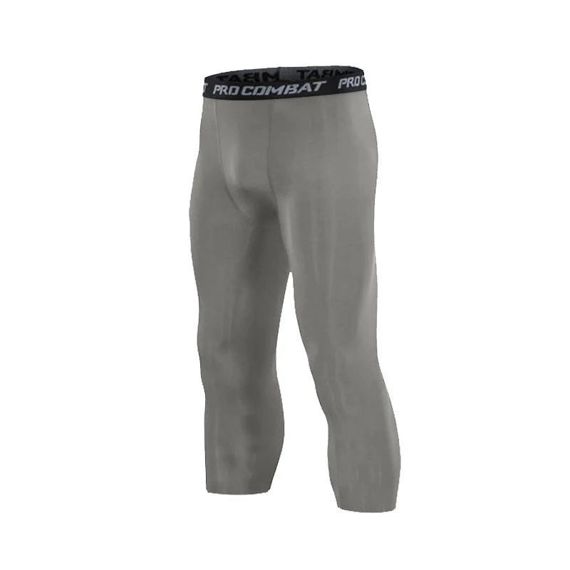 Mens Compression Tights – Moisture Wicking Baselayer for Athletic Workout