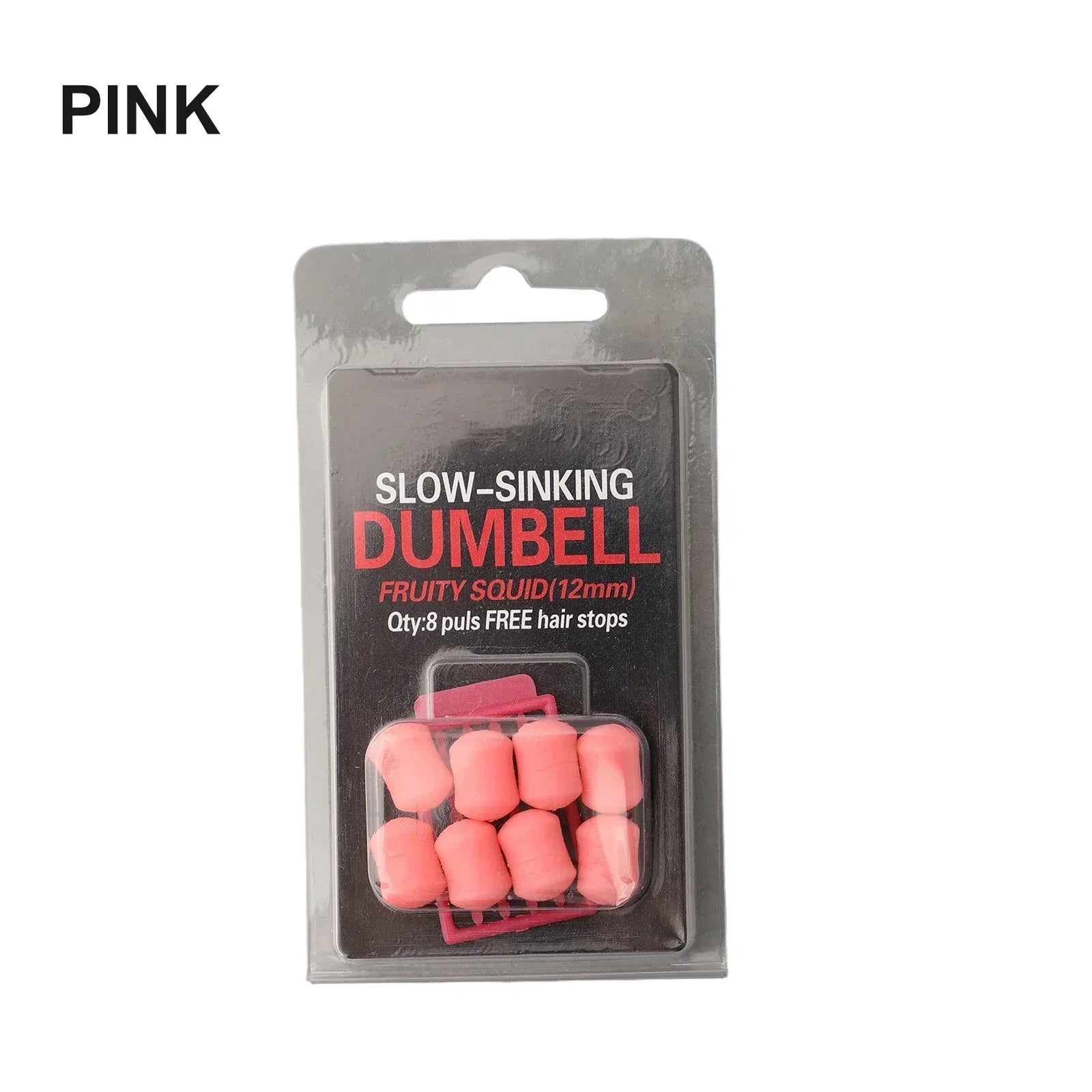 12mm Artificial Dumbbell Baits – Slow Sinking Plastic Lures for Carp Fishing