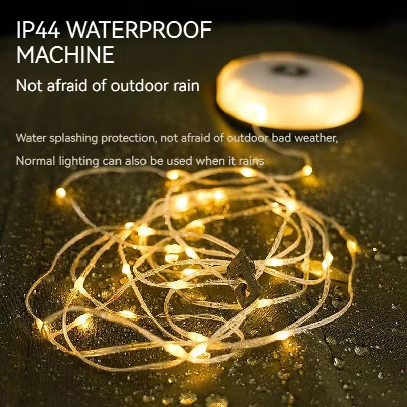 10M LED Camping Light Strip – Waterproof Atmosphere Decor for Outdoor Tents