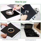 Non-Stick Gas Stove Protectors – Washable Heat Resistant Liners for Kitchen