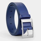 Mens PU Leather Belt – Designer Style Metal Pin Buckle for Casual Jeans