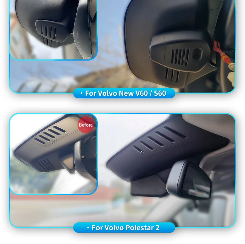 4K Ultra HD Dash Cam – Vehicle DVR Video Recorder for Volvo and Polestar