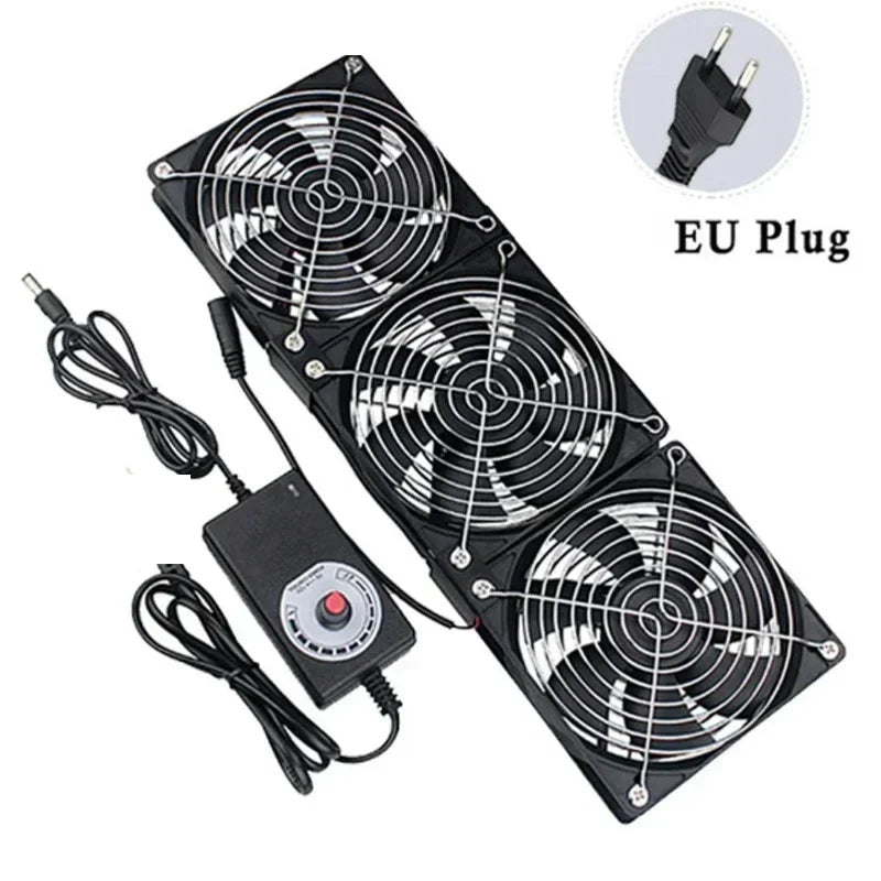 120mm High Speed Cooling Fan – 3000RPM Chassis Radiator for Server Workstations