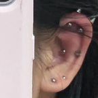 Fake Body Piercing Set – Adhesive Studs for Nose Lips and Eyebrows