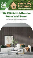 3D Self-Adhesive Foam Wall Panels – Peel and Stick Decor for Living Room