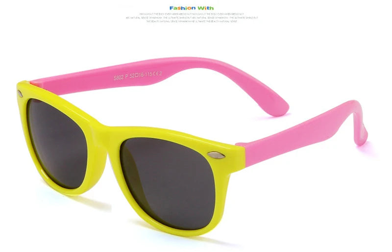 Silicone Kids Sunglasses – UV400 TR90 Goggles for Outdoor UV Protection