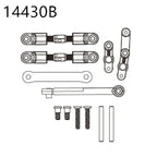 RC Car Spare Parts – Differential Shock and Tire Set for 1/14 Scale Models