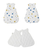 Cotton Baby Sleep Sack – 2.5 Tog Anti-Kick Sleeping Bag for 0-24 Months