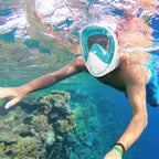 Full Face Snorkel Mask – Anti-Fog Panoramic View for Diving and Swimming