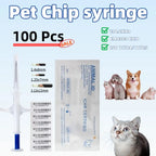 RFID Pet Microchip Syringe – 134.2KHz FDX-B ID Tag for Dogs Cats and Horses