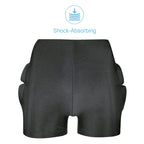 Padded Protective Shorts – 3D Hip and Tailbone Shield for Kids Skiing Skating