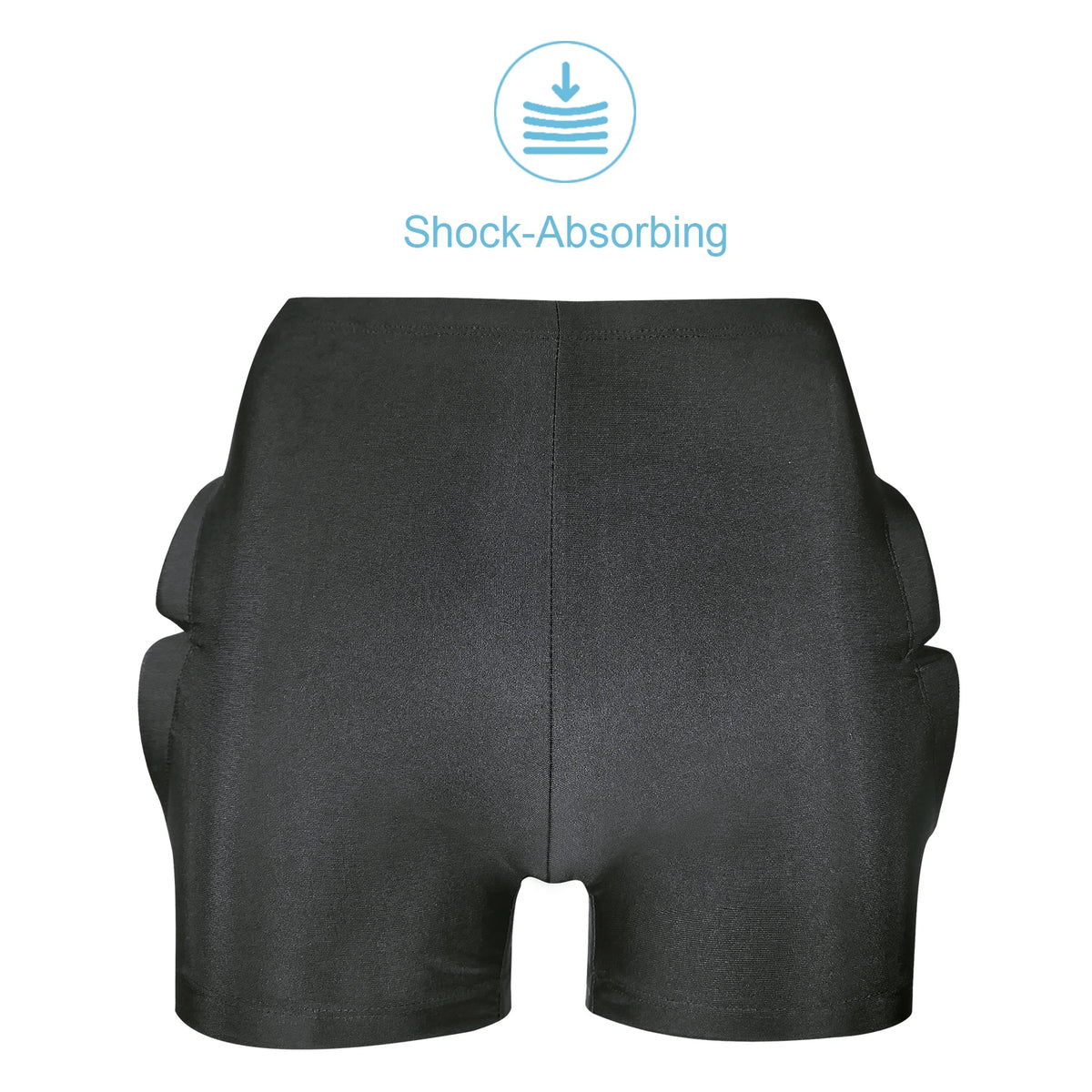 Padded Protective Shorts – 3D Hip and Tailbone Shield for Kids Skiing Skating