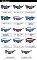 Polarized Spider Web Kids Sunglasses – UV400 Outdoor Sport Shades for 3-9y