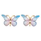 Acrylic Butterfly Beads – 25x38mm Gradient Charms for DIY Jewelry Making