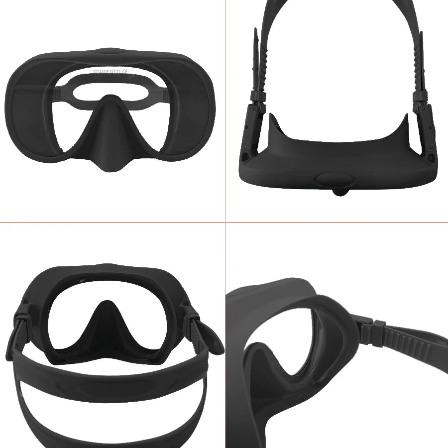 Full Face Snorkel Mask – Anti-Fog Panoramic Diving Goggles for Underwater Swimming