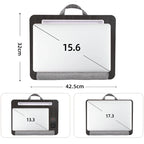 Portable Wooden Laptop Bed Desk – 15 Inch Lap Tray with Cushion for Study