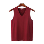 Ice Silk Tank Top – Breathable Slim Fit Undershirt for Gym and Sports