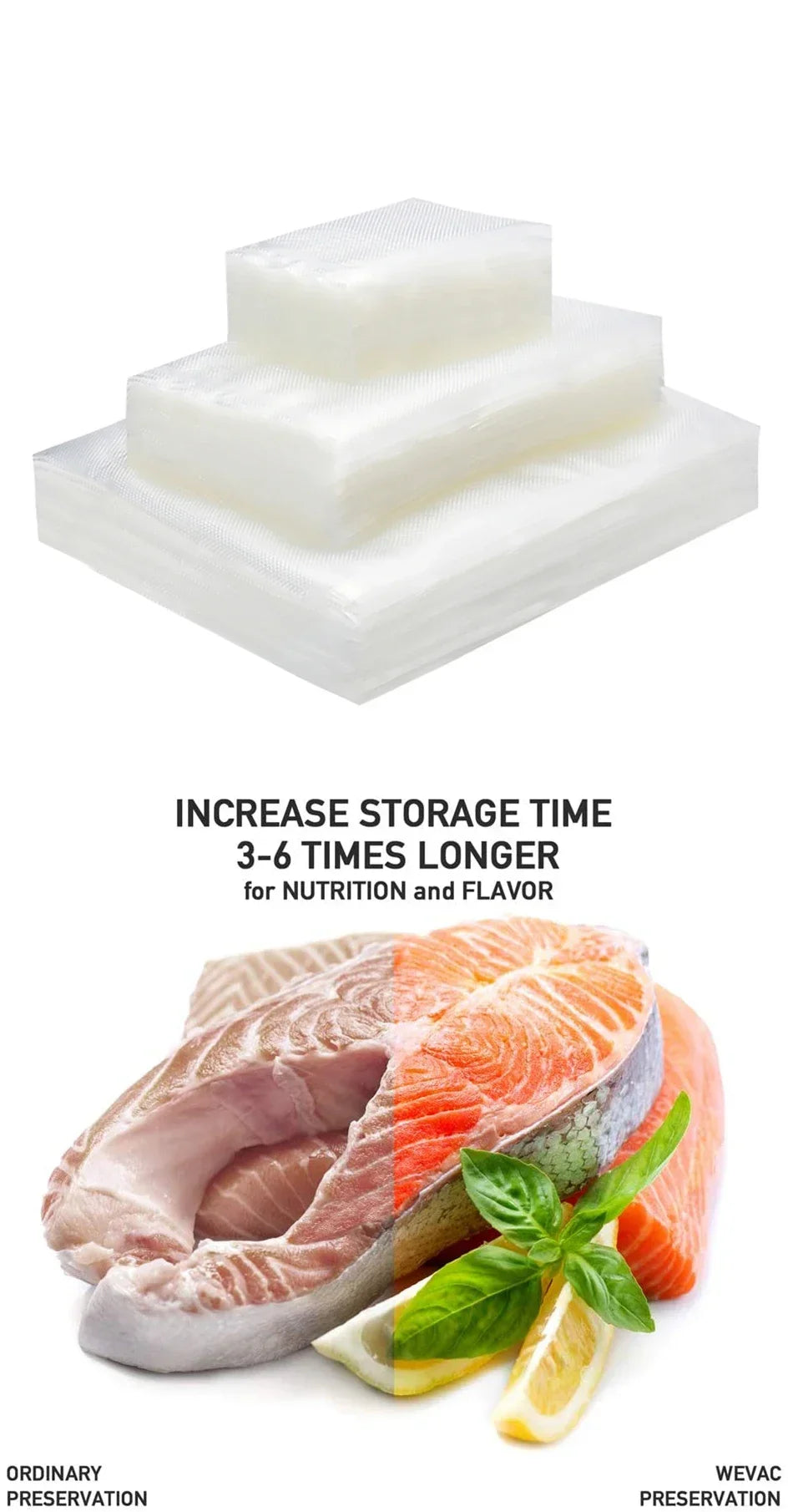 Heavy Duty Vacuum Sealer Bags – 100 Quart Size for Food Storage and Sous Vide