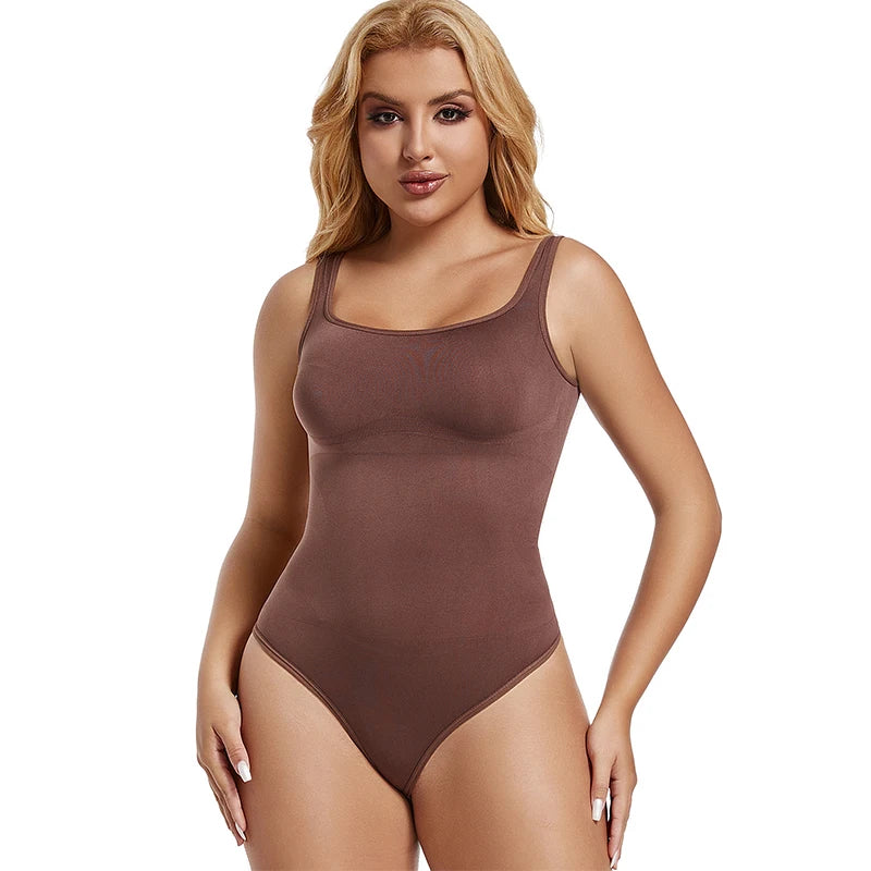Seamless Tummy Control Bodysuit – Sculpting Shapewear for Women
