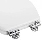 Zinc Alloy Toilet Seat Hinges – Replacement Mounting Hardware for Toilet Lids