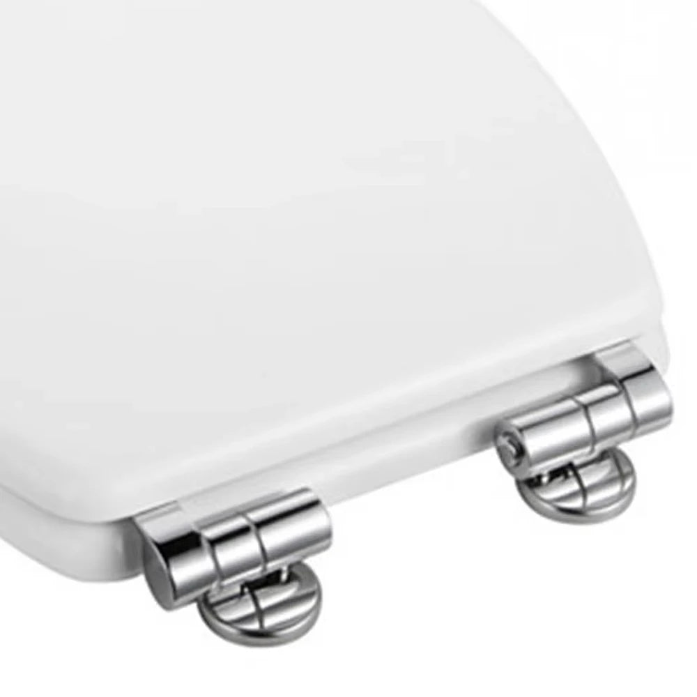 Zinc Alloy Toilet Seat Hinges – Replacement Mounting Hardware for Toilet Lids