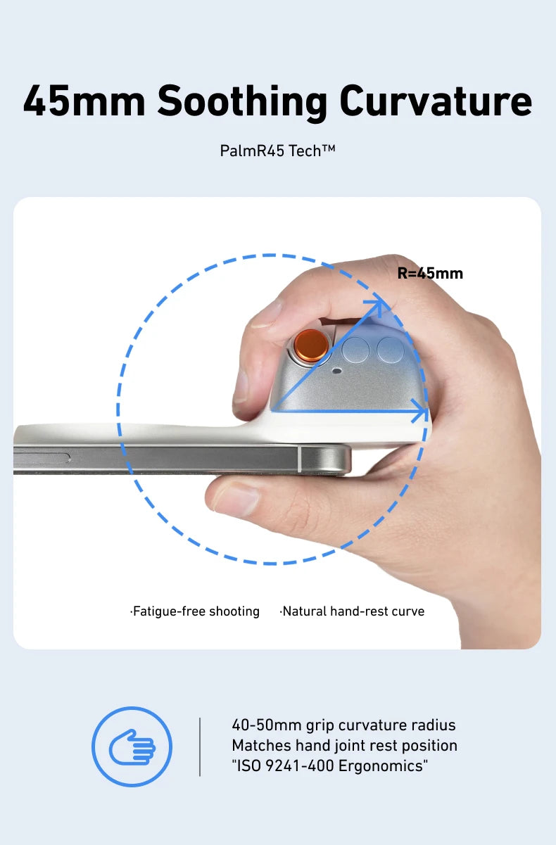 Magnetic Phone Camera Grip – Ergonomic Handheld Stabilizer for Content Creation