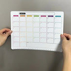 Magnetic Dry Erase Calendar – Monthly Weekly Planner for Kitchen Fridge