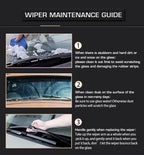 Front Wiper Blades – 26" and 23" Set for Honda Civic 8 European Hatchback