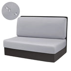 Jacquard RV Dinette Cushion Covers – Stretch Fabric for Camper Seat Protection