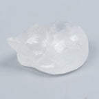 Carved Crystal Cat Figurine – Natural Stone Animal Statue for Home Decor