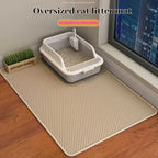 Waterproof Cat Litter Mat – Non-Slip Sand Trapping for Indoor Kittens
