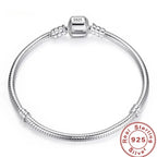925 Sterling Silver Snake Chain Bracelet – Handmade Jewelry for Women