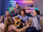 Smart RGB Ceiling Fan – E27 Bluetooth Lamp for Bedroom Decor