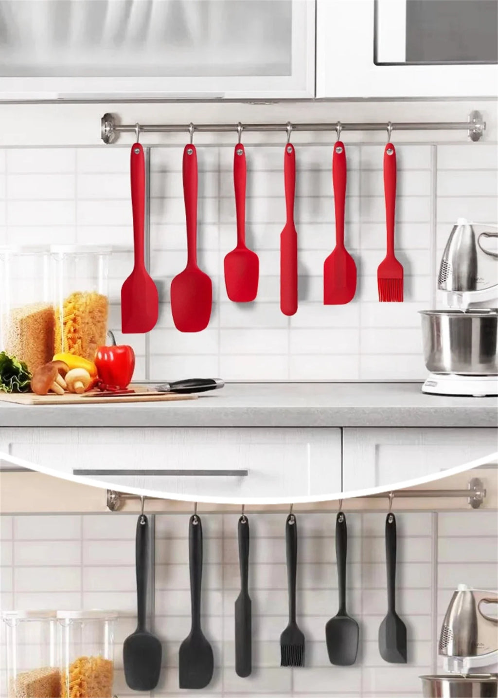 Silicone Spatula Set – Heat-Resistant Non-Stick Tools for Cooking and Baking