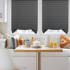 Self-Adhesive Pleated Blinds – Half Blackout Privacy Shades for Home Windows