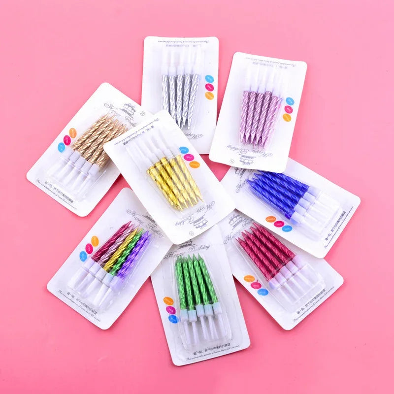 Colorful Digital Number Candles – Decorative Party Cake Toppers for Birthdays