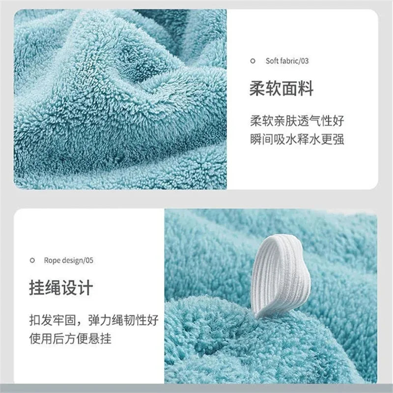 Microfiber Hair Turban – Absorbent Towel Wrap for Quick Drying