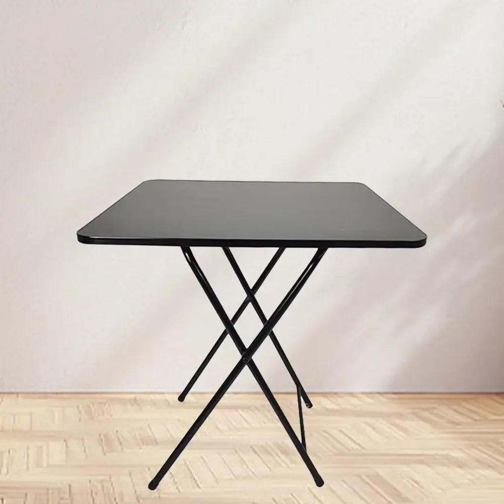 Foldable Square MDF Dining Table – Compact 4 Person Desk for Home Office