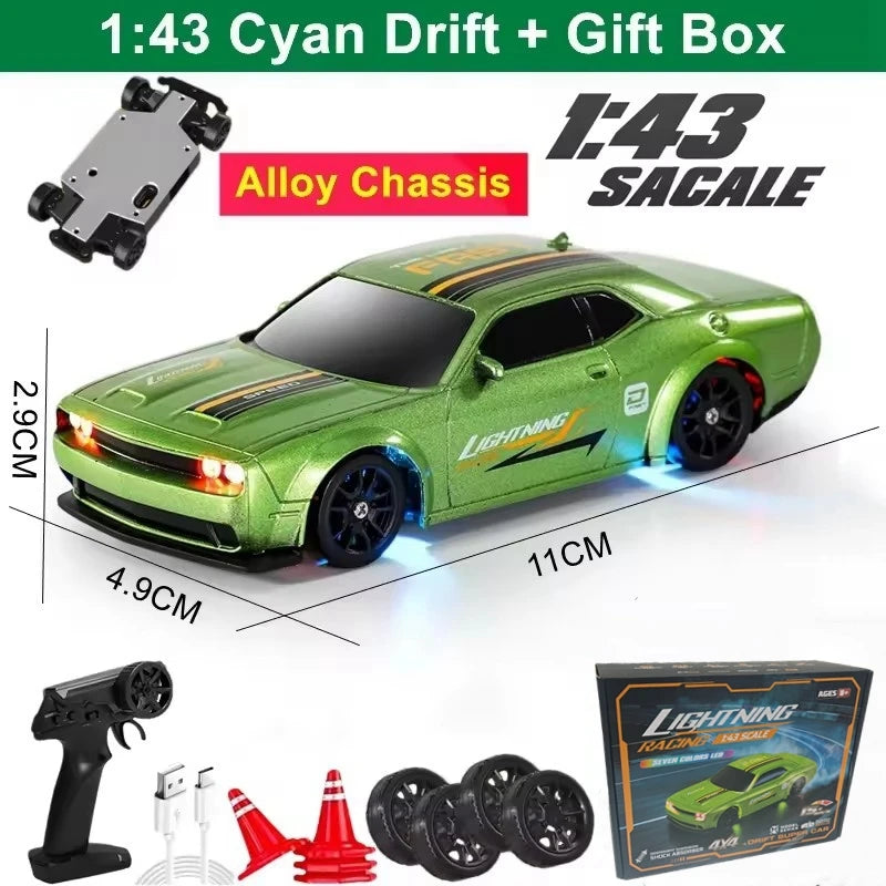 Mini Drift RC Racing Car – 4WD High Speed Vehicle for Desktop Play