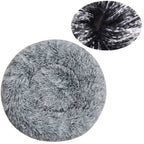Plush Round Pet Bed – Warm Washable Sofa for Small to Large Dogs and Cats