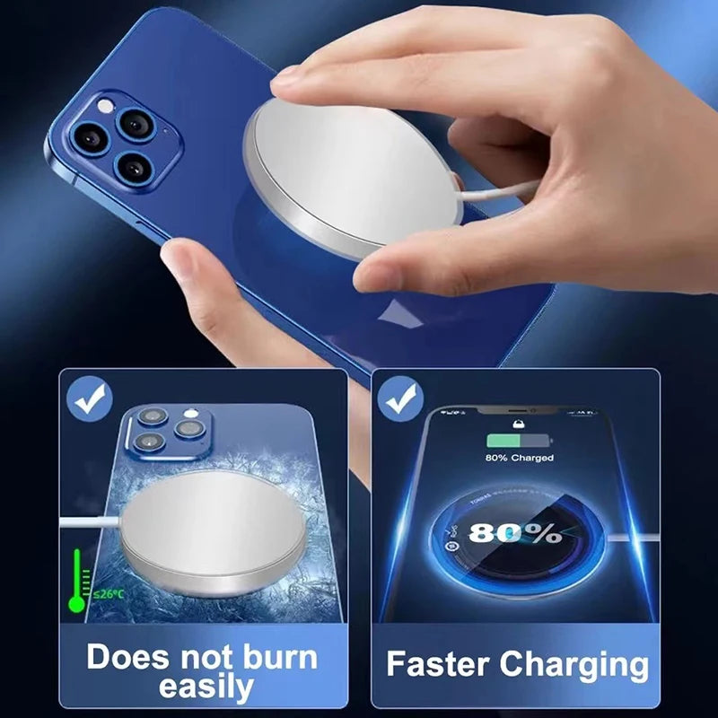 Magnetic Wireless Charger – 30W Fast Charging Dock for iPhone 11-16 Series