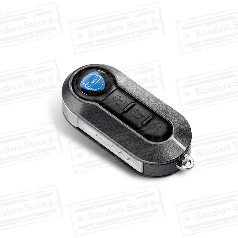 Car Key Fob Emblem – 14mm 3D Logo Badge for Lancia Automotive Keys