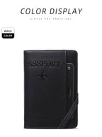 RFID Passport Holder Wallet – Anti-Theft Travel Organizer for Men and Women