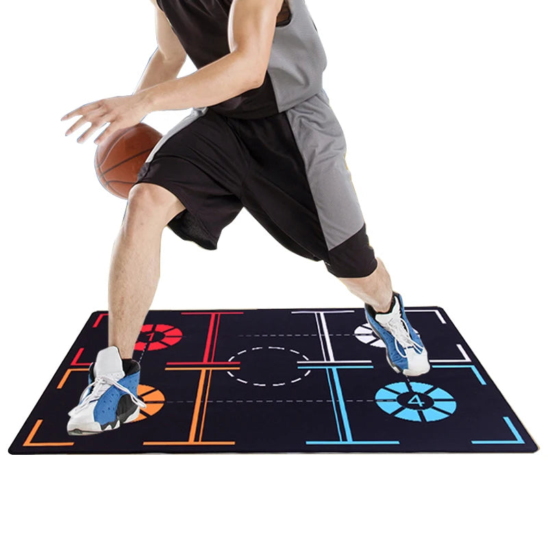 Non-Slip Basketball Training Mat – Soundproof Drill Pad for Indoor Dribbling