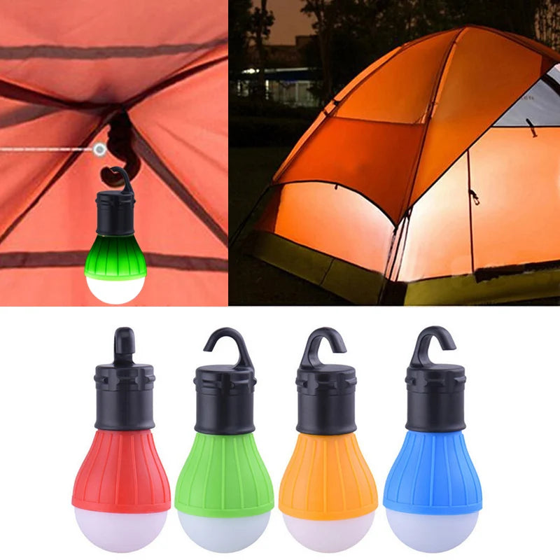 Portable LED Hanging Lantern – Soft Light Bulb for Camping and Fishing